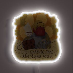 Take The Long Way RGB Neon Sign