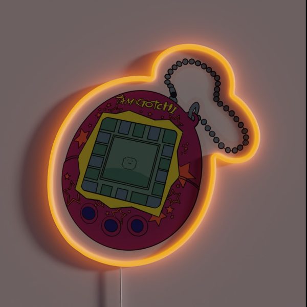 Tamagotchi RGB Neon Sign