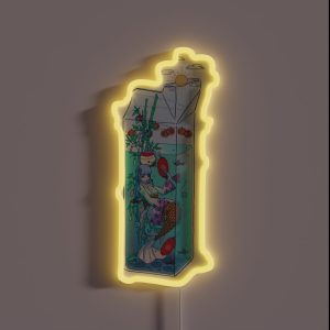 Tanabata Mermaid Drink RGB Neon Sign