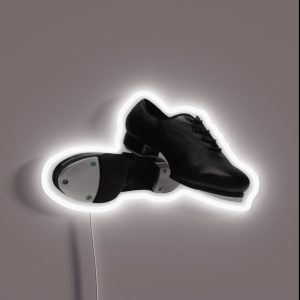 Tap Shoe Digital Drawing RGB Neon Sign Tap Shoe Digital Drawing RGB Neon Sign