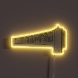 TASM 2 I Love You Bridge RGB Neon Sign