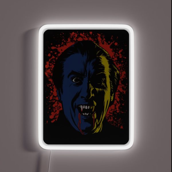 TASTE THE BLOOD OF DRACULA RGB Neon Sign