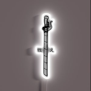 Tatakae Fight RGB Neon Sign