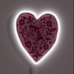 Tattoo Heart RGB Neon Sign