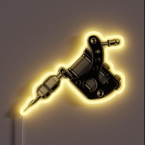 Tattoo Machine RGB Neon Sign Tattoo Machine RGB Neon Sign