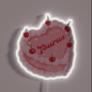 Taurus Cake RGB Neon Sign Taurus Cake RGB Neon Sign