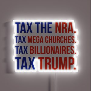 Tax Billionaires RGB Neon Sign