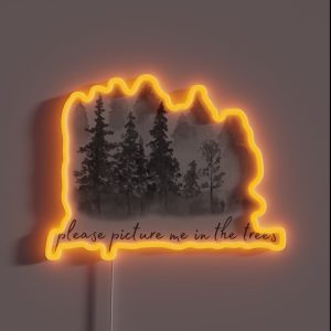 Taylor Inspired Folklore Aesthetic Seven RGB Neon Sign