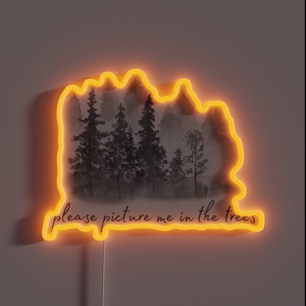 Taylor Inspired Folklore Aesthetic Seven RGB Neon Sign