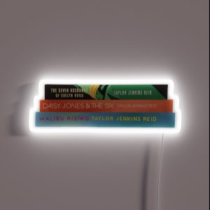 Taylor Jenkins Reid Novels RGB Neon Sign