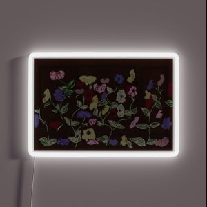 Taylor S Floral Piano RGB Neon Sign