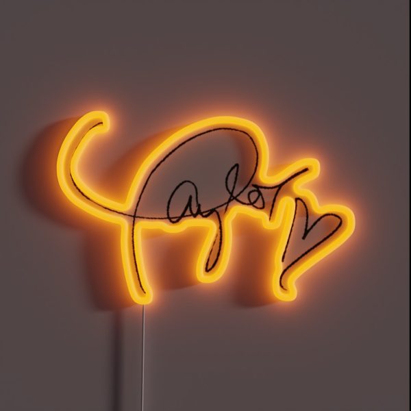 Taylor S Signature RGB Neon Sign