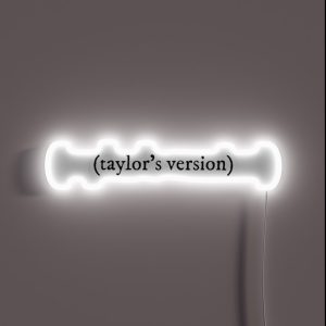 Taylor S Version Folklore Edition Taylor Swift RGB Neon Sign Taylor S Version Folklore Edition Taylor Swift RGB Neon Sign