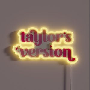 Taylor S Version Pink RGB Neon Sign Taylor S Version Pink RGB Neon Sign
