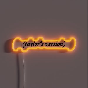 Taylor S Version RGB Neon Sign