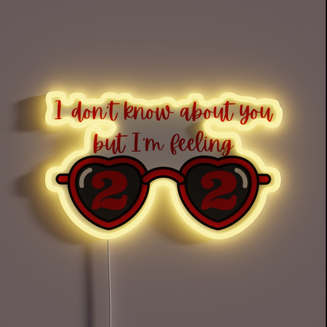 Taylor Swift 22 RGB Neon Sign Taylor Swift 22 RGB Neon Sign