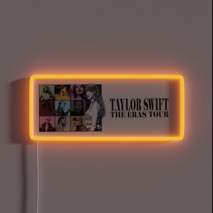 Taylor Swift Eras Tour Ticket RGB Neon Sign Taylor Swift Eras Tour Ticket RGB Neon Sign