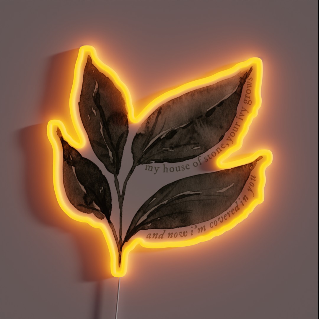 Taylor Swift Evermore Ivy RGB Neon Sign Taylor Swift Evermore Ivy RGB Neon Sign