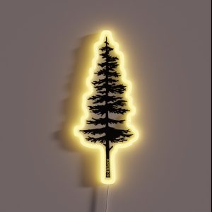 Taylor Swift Folklore Inspired Fir Tree Art RGB Neon Sign