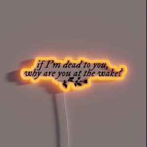 Taylor Swift My Tears Ricochet Folklore Lyrics RGB Neon Sign Taylor Swift My Tears Ricochet Folklore Lyrics RGB Neon Sign