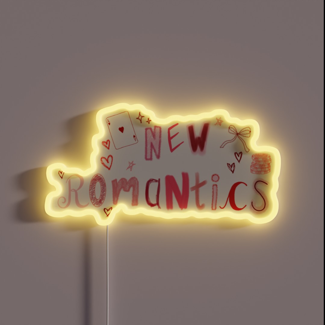 Taylor Swift New Romantics RGB Neon Sign Taylor Swift New Romantics RGB Neon Sign