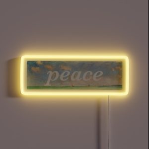 Taylor Swift Peace Monet RGB Neon Sign