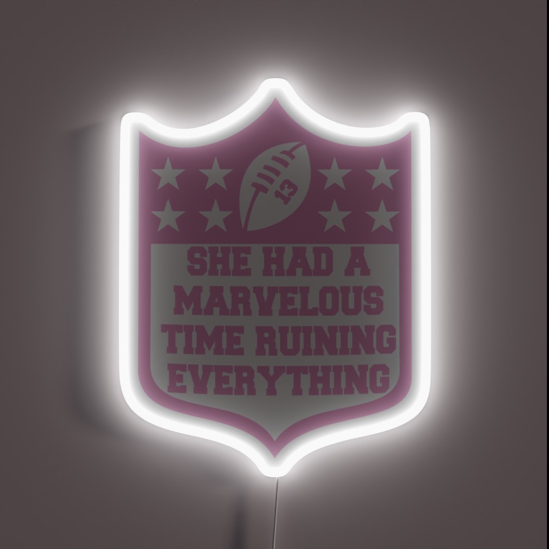 Taylor Swift She Had A Marvelous Time Ruining RGB Neon Sign Taylor Swift She Had A Marvelous Time Ruining RGB Neon Sign