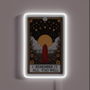 Taylor Swift Tarot I Remember It All Too Well Red RGB Neon Sign