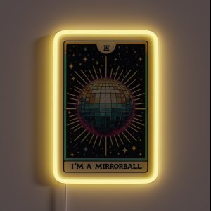 Taylor Swift Tarot Im A Mirrorball Folklore RGB Neon Sign