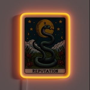 Taylor Swift Tarot Reputation Snake RGB Neon Sign