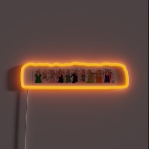Taylor Swift The Eras Tour All Albums Banner RGB Neon Sign