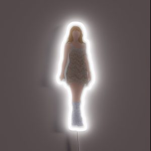 Taylor Swift The Eras Tour Fearless Outfit Art RGB Neon Sign