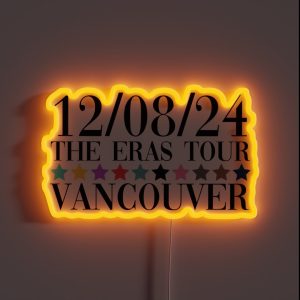Taylor Swift The Eras Tour Vancouver Night 3 RGB Neon Sign