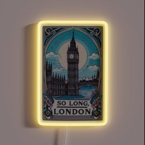 Taylor Swift TTPD The Tortured Poets Department So Long London RGB Neon Sign