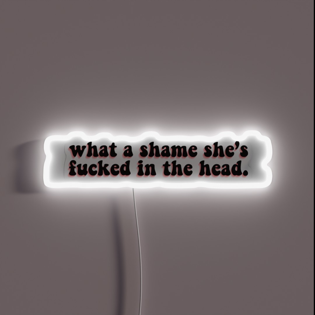 Taylor Swift What A Shame She S Fucked In The RGB Neon Sign Taylor Swift What A Shame She S Fucked In The RGB Neon Sign