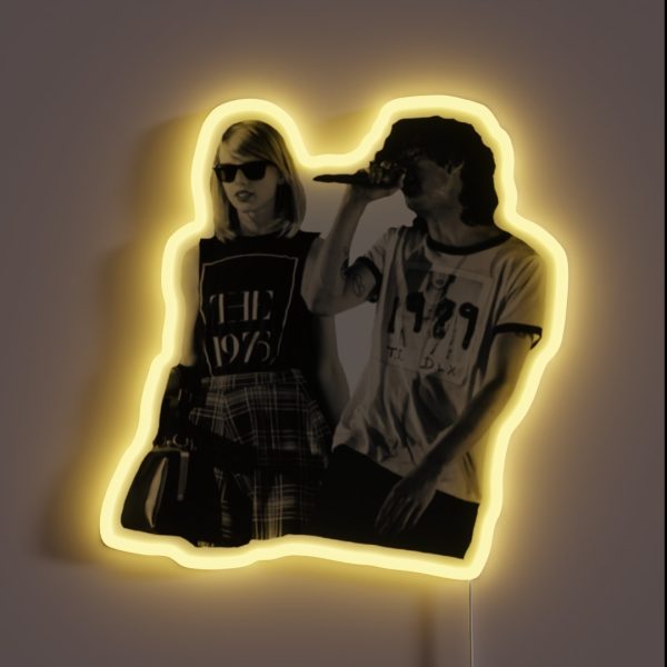 Taylor Swift X Matty Healy RGB Neon Sign