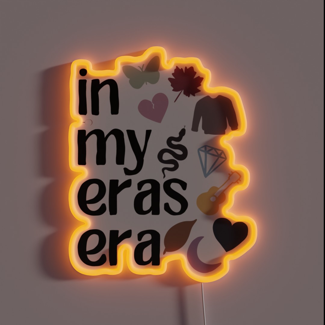 Taylor The Eras Tour Home Decor Merch Fandom RGB Neon Sign Taylor The Eras Tour Home Decor Merch Fandom RGB Neon Sign