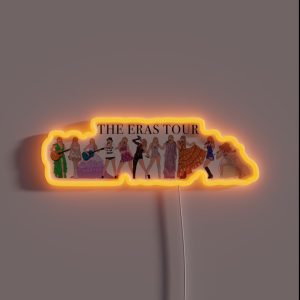 Taylors Of The Eras Tour Plus TTPD RGB Neon Sign