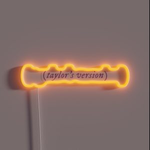 Taylors Version Lavender RGB Neon Sign Taylors Version Lavender RGB Neon Sign