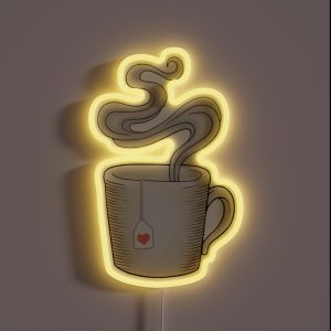 Tea Is Love RGB Neon Sign
