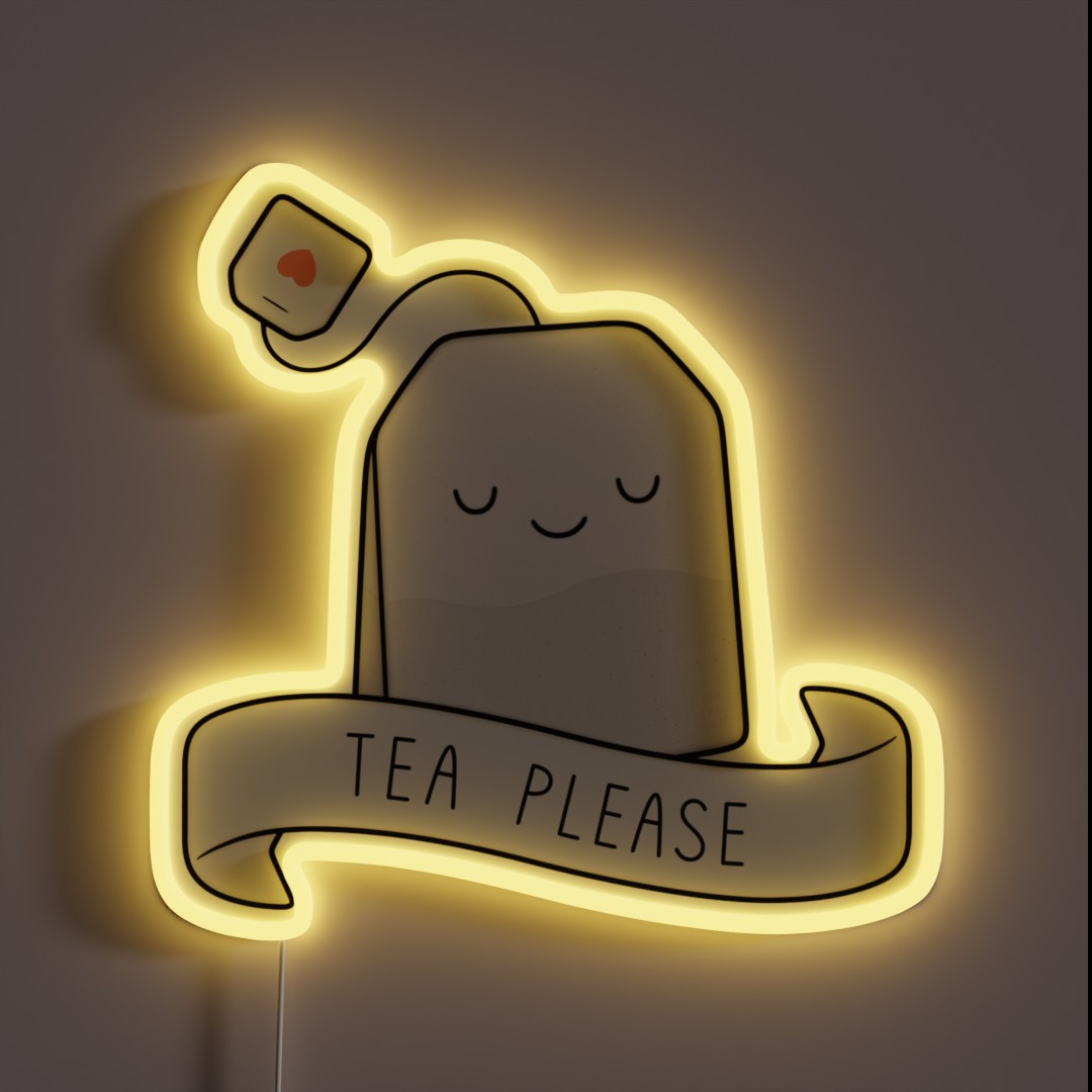 Tea Please RGB Neon Sign Tea Please RGB Neon Sign