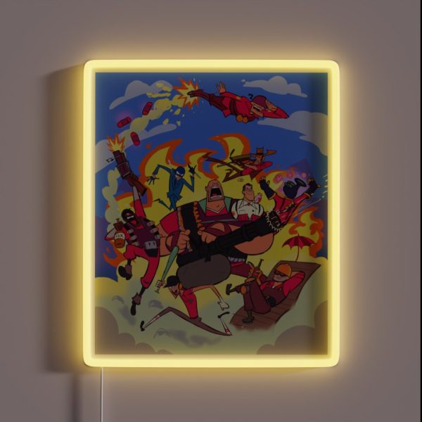 Team Fortress 2 RGB Neon Sign