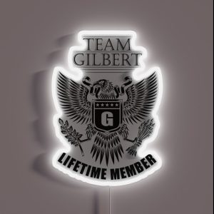 Team Gilbert Lifetime Member RGB Neon Sign