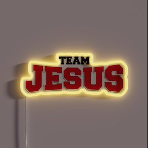 TEAM JESUS RGB Neon Sign TEAM JESUS RGB Neon Sign