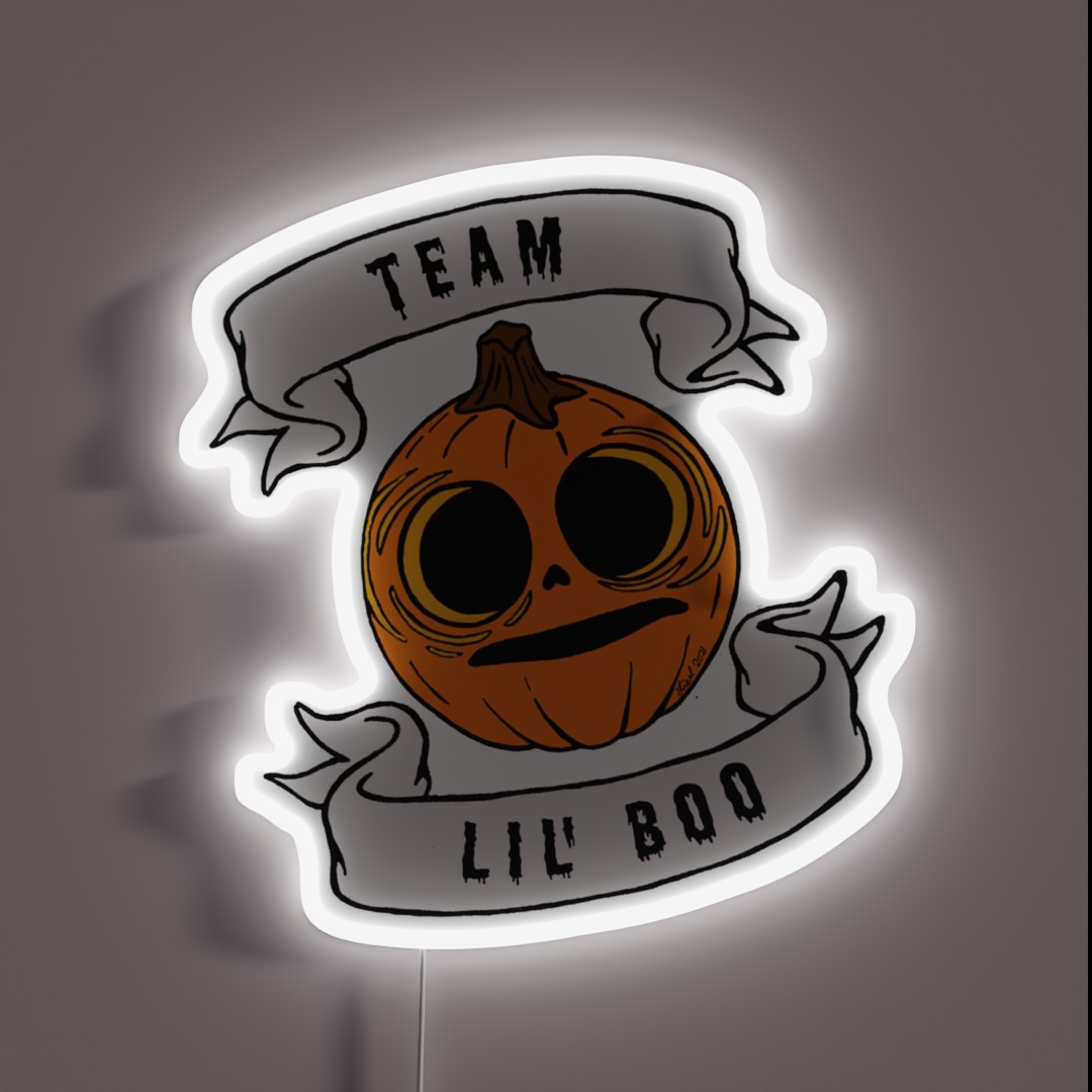 Team Lil Boo RGB Neon Sign Team Lil Boo RGB Neon Sign