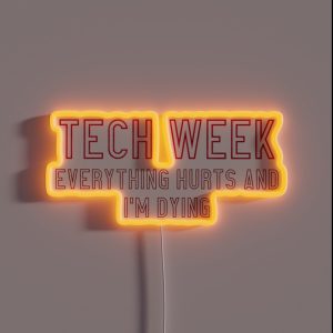 Tech Week RGB Neon Sign Tech Week RGB Neon Sign