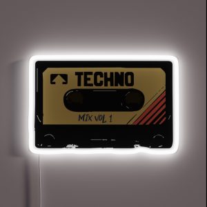 Techno Music RGB Neon Sign Techno Music RGB Neon Sign