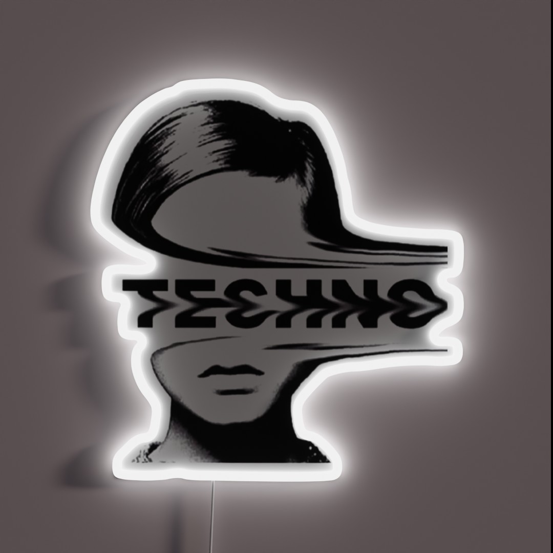 Techno RGB Neon Sign Techno RGB Neon Sign