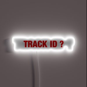 Techno Techno Music TRACK ID RGB Neon Sign