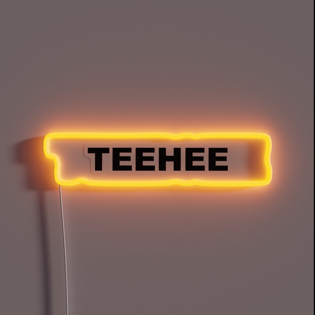 Teehee RGB Neon Sign Teehee RGB Neon Sign